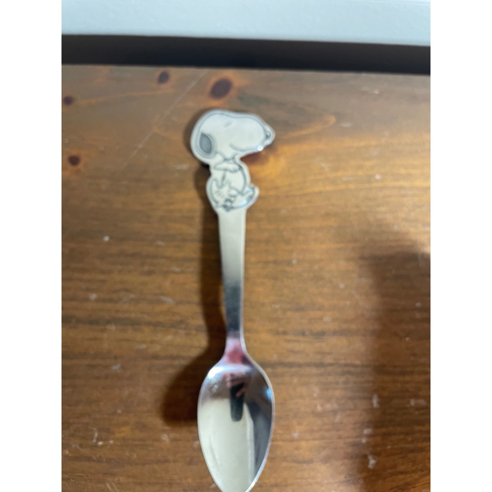 Vintage Danara Peanuts Snoopy Stainless Steel Spoon 1958 1965 United Feature